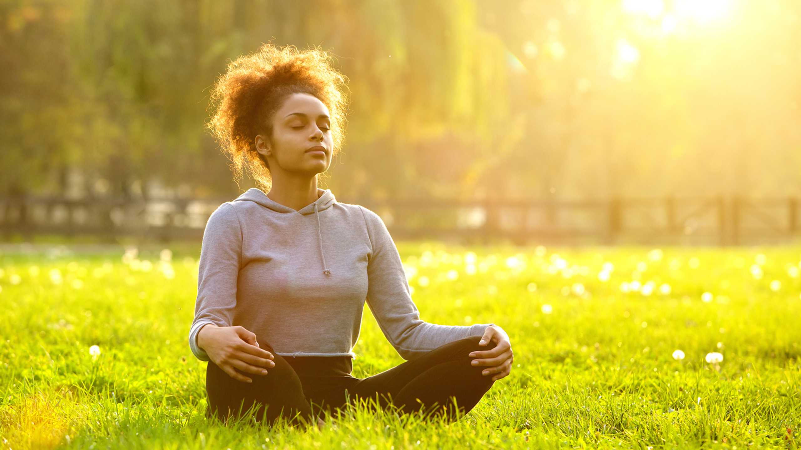 Outdoor yoga