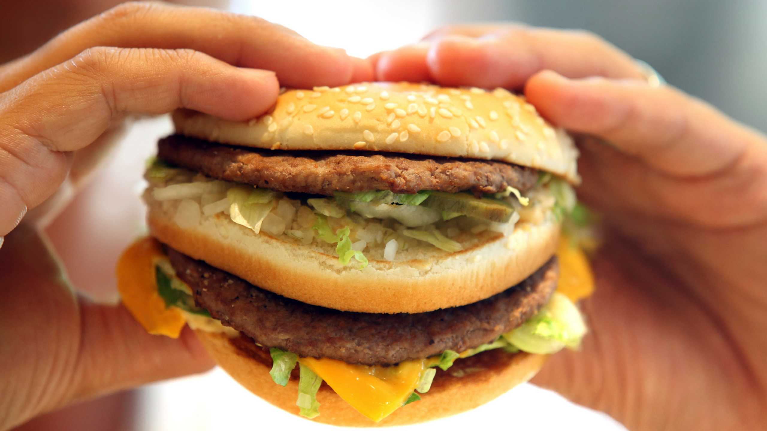 Grabbing unhealthy food on the go