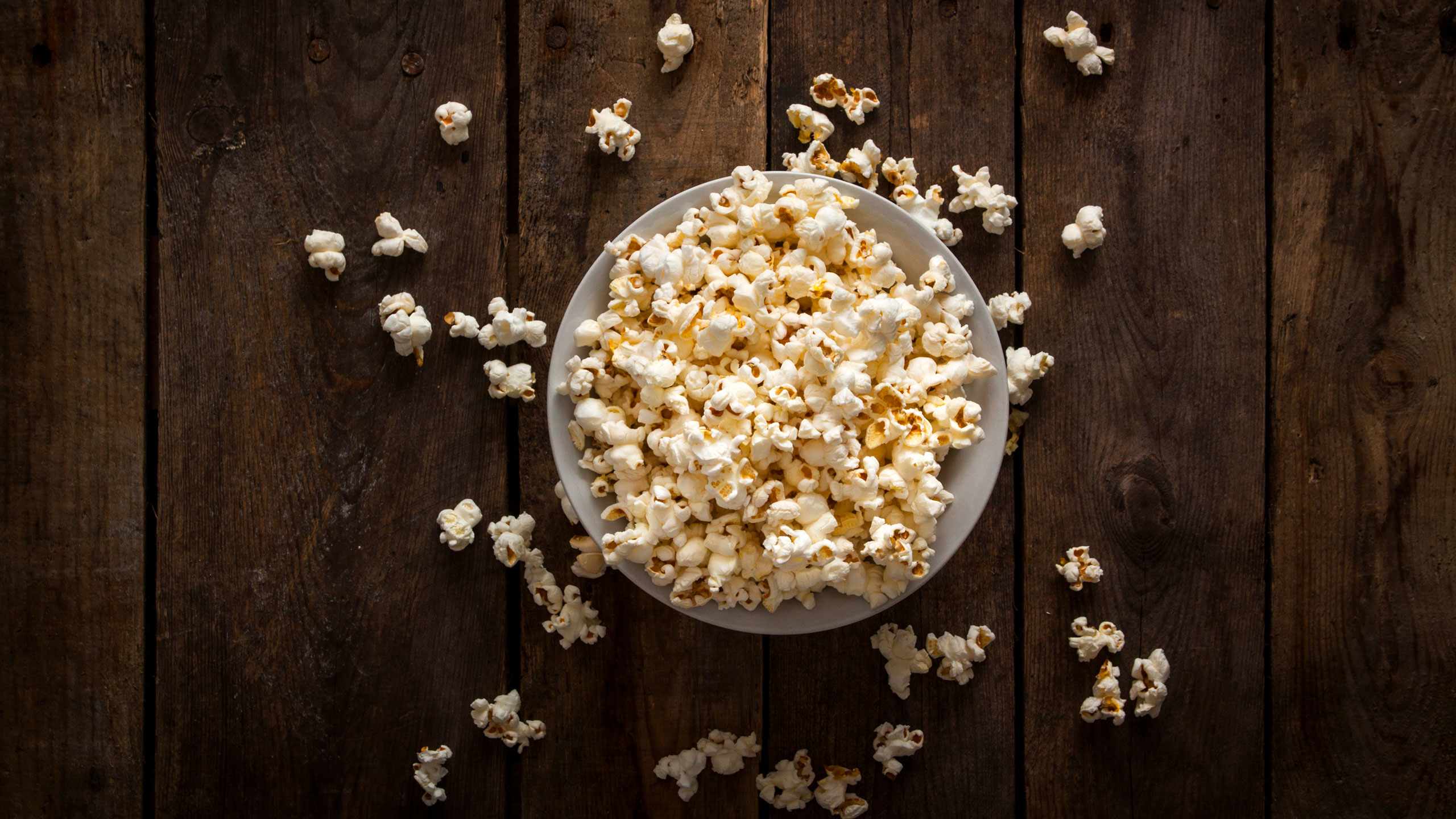 Air-popped popcorn