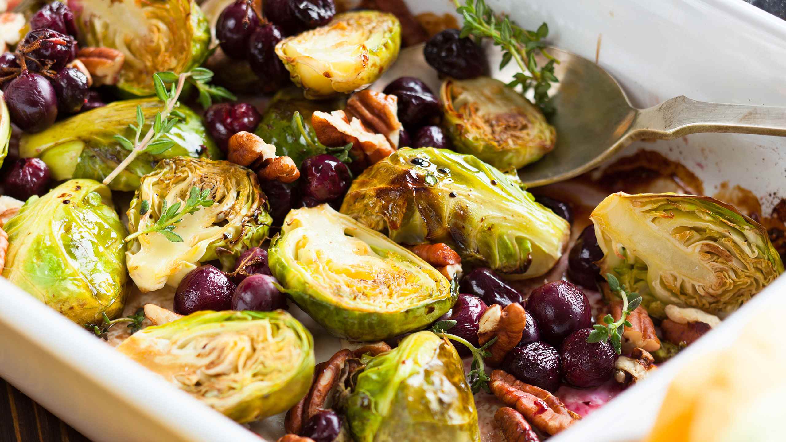 Roasted brussels sprout salad