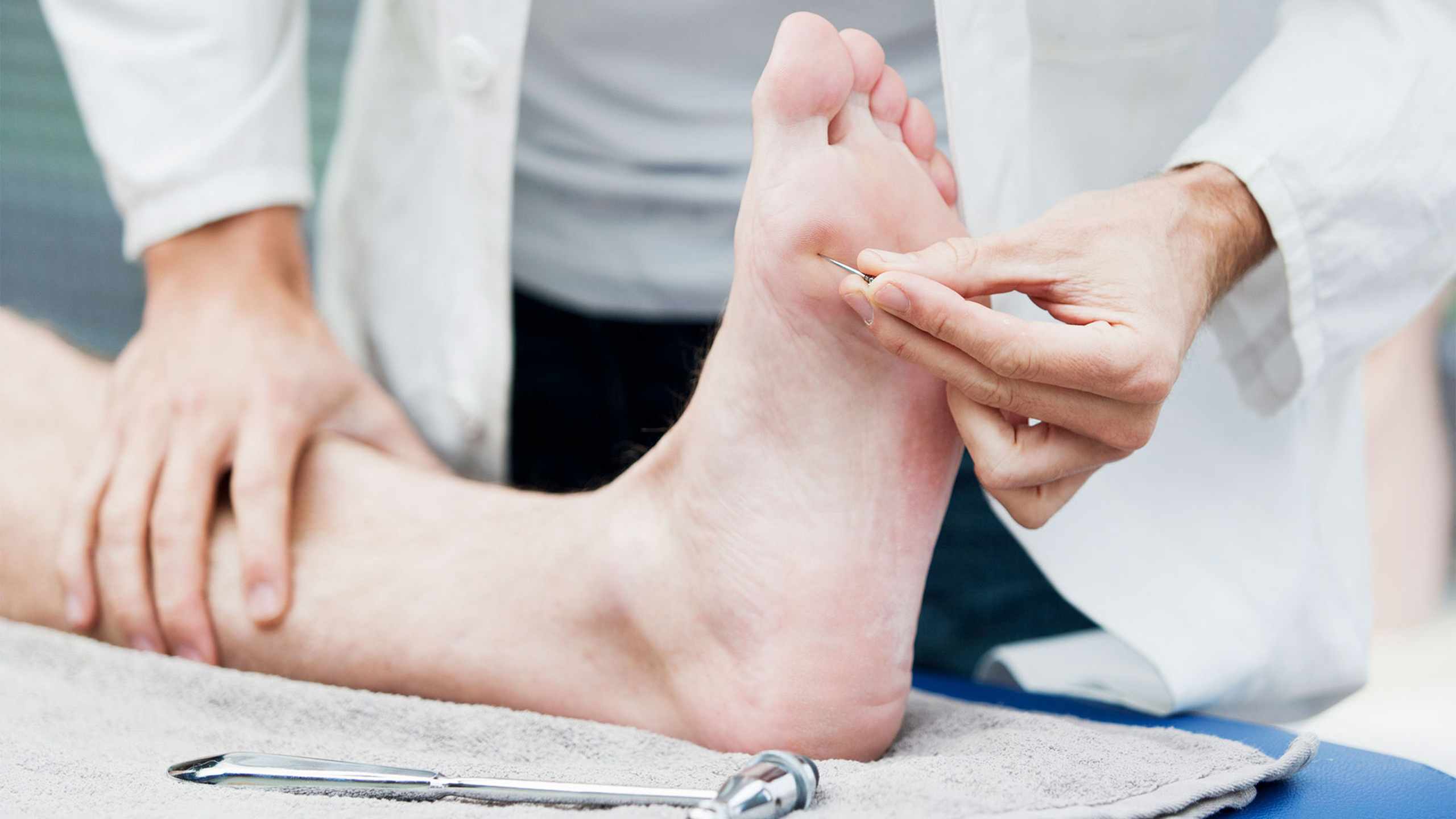 Have your doctor examine your feet