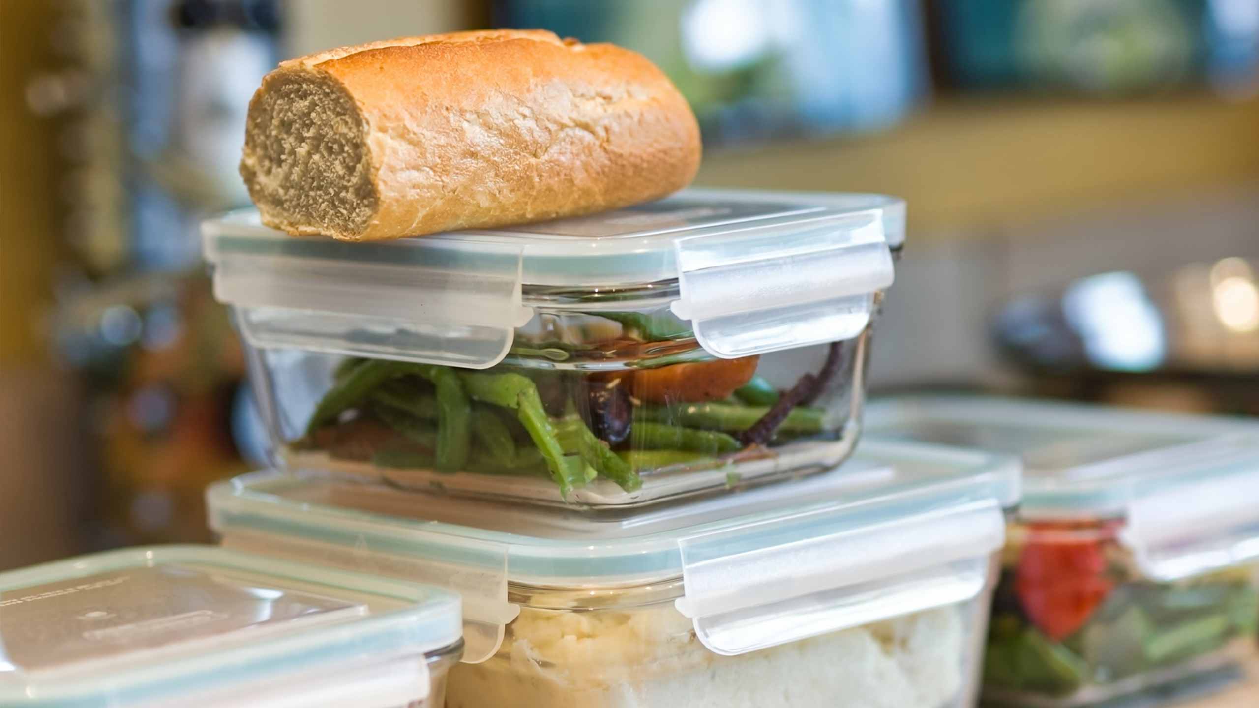 Portion out leftovers before you eat