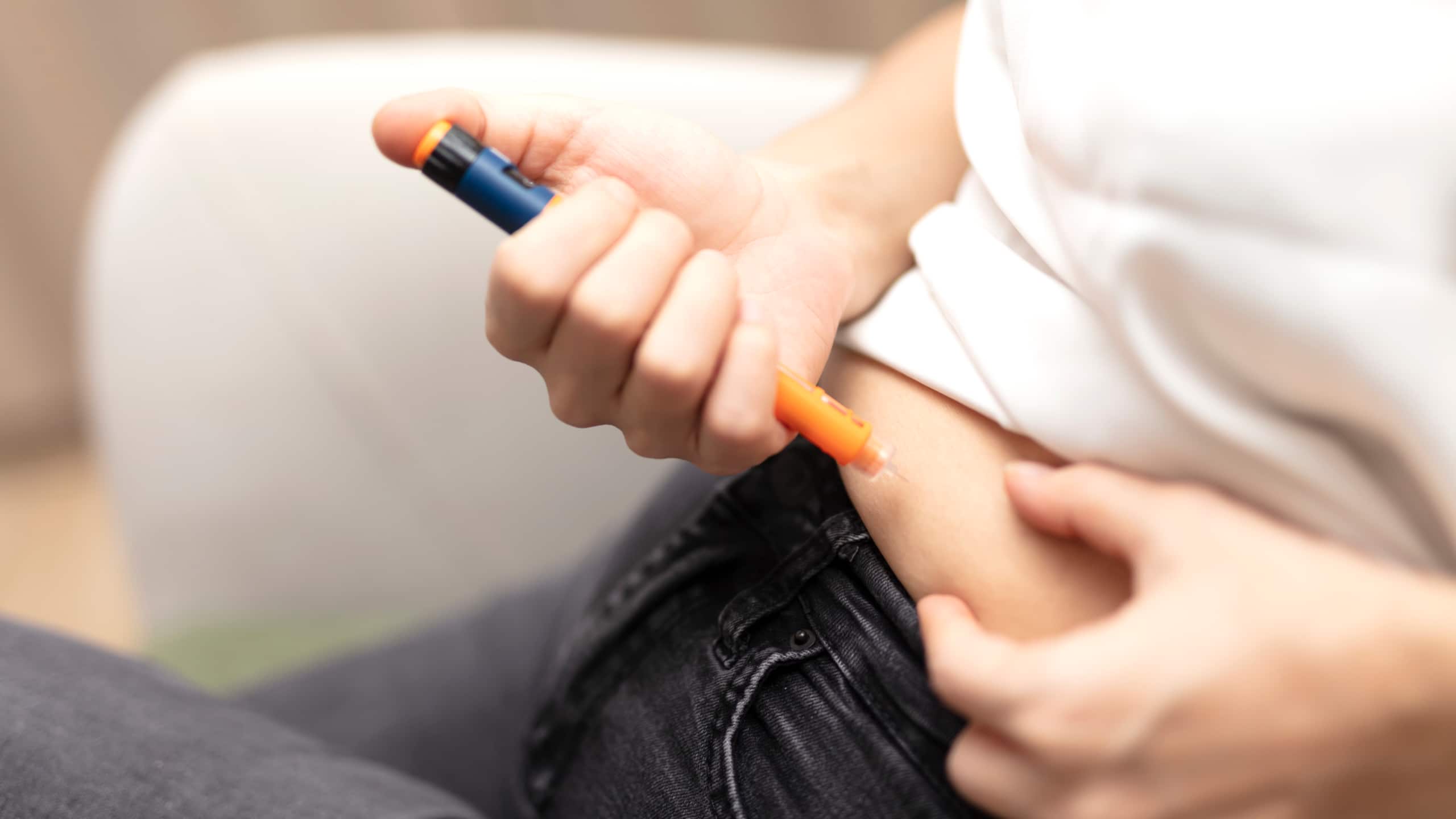 Vary where you insert the needle