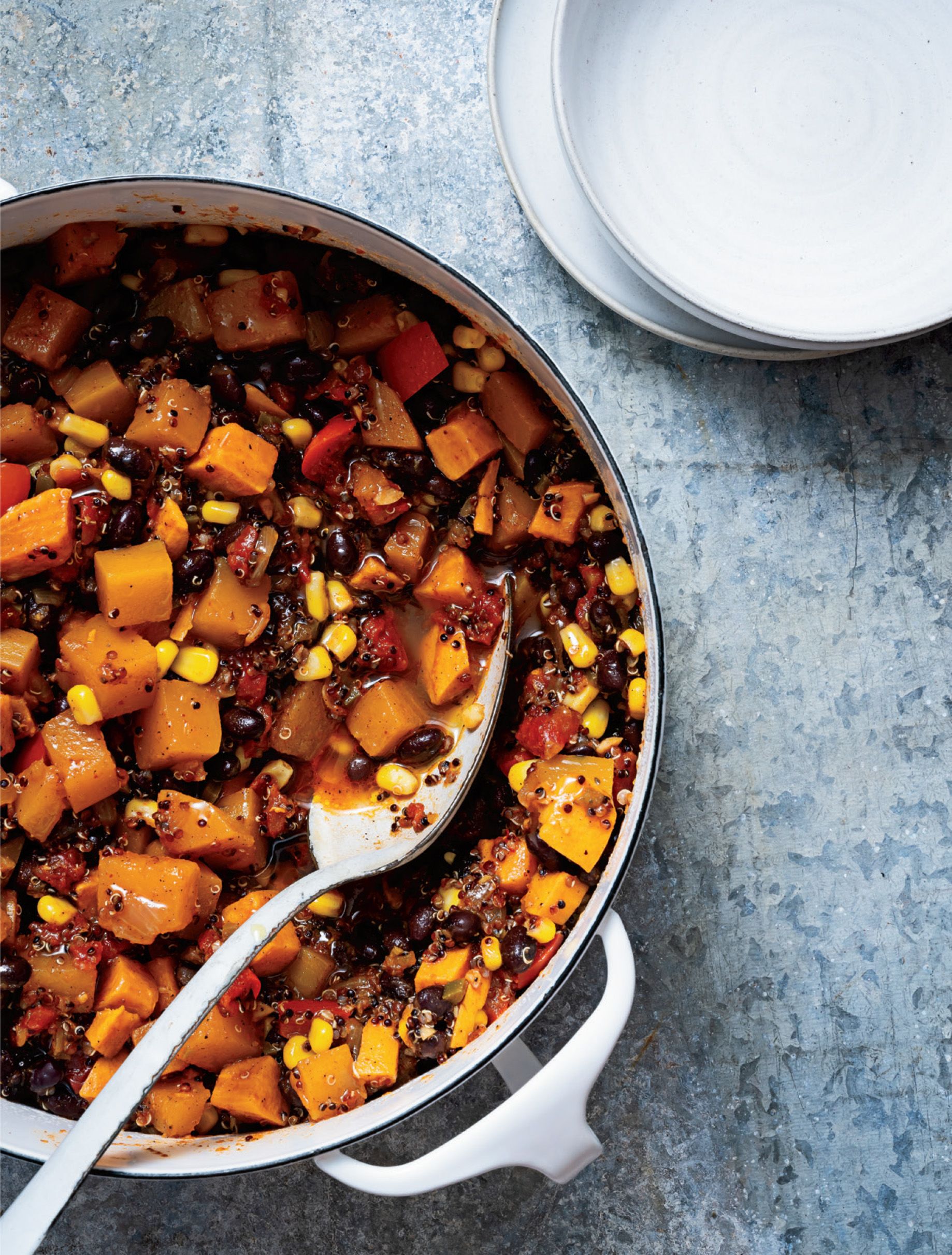 Savory and spiced quinoa bowl