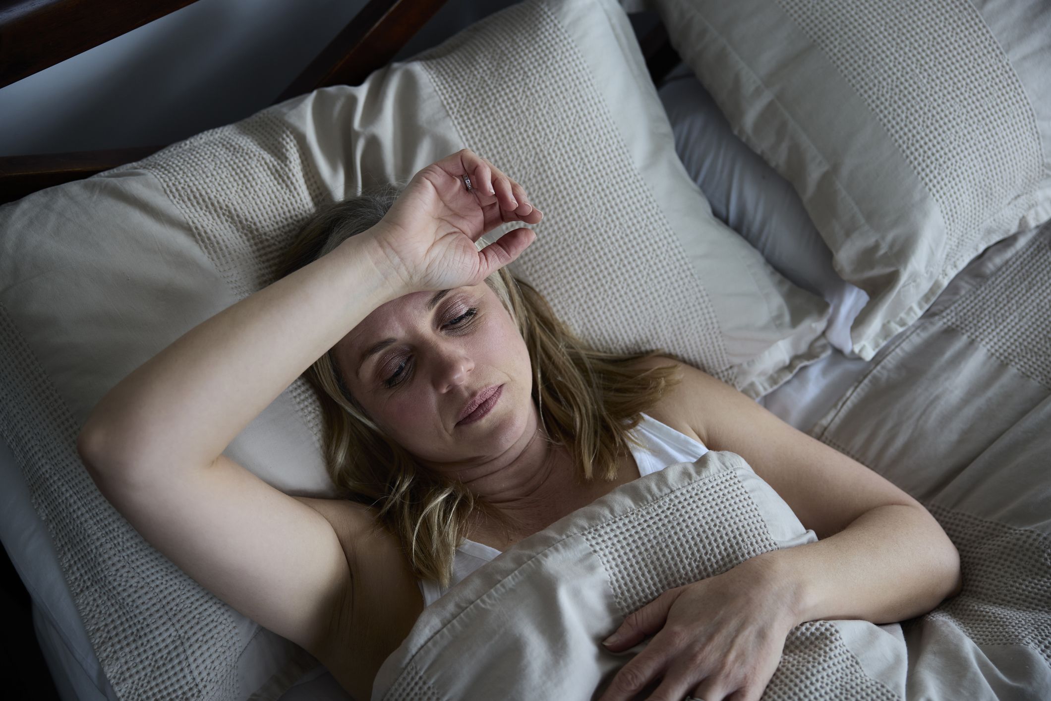 Why are sleep problems common during menopause?