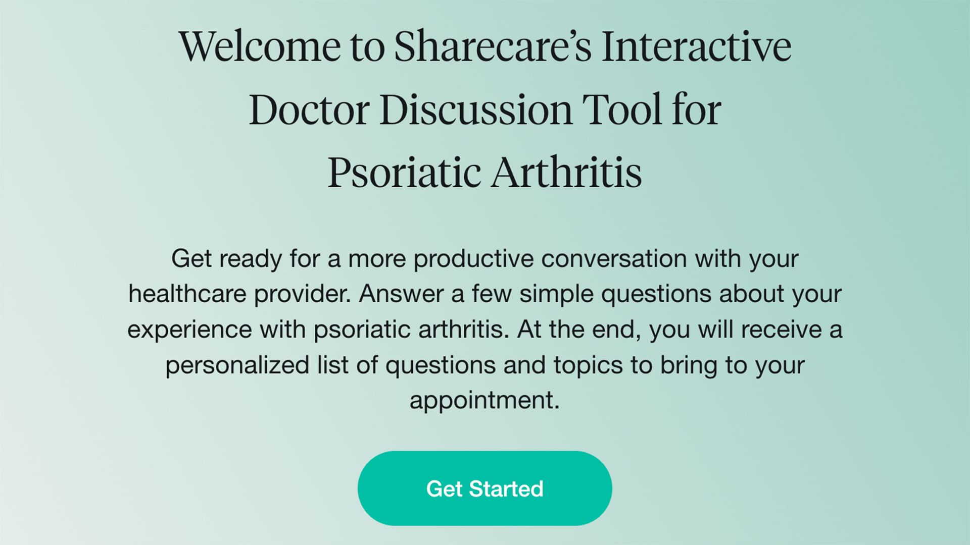 Doctor Discussion Guide: Psoriatic Arthritis