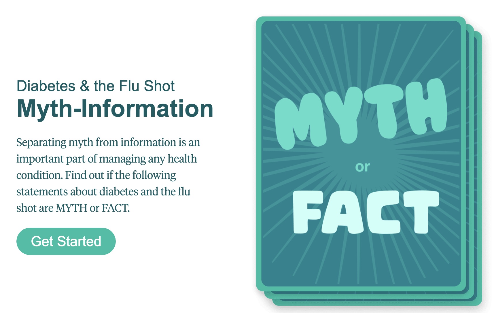 Myth Information: Diabetes and Flu Shot