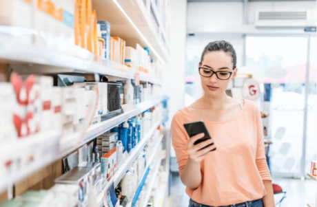 woman calling pharmacy