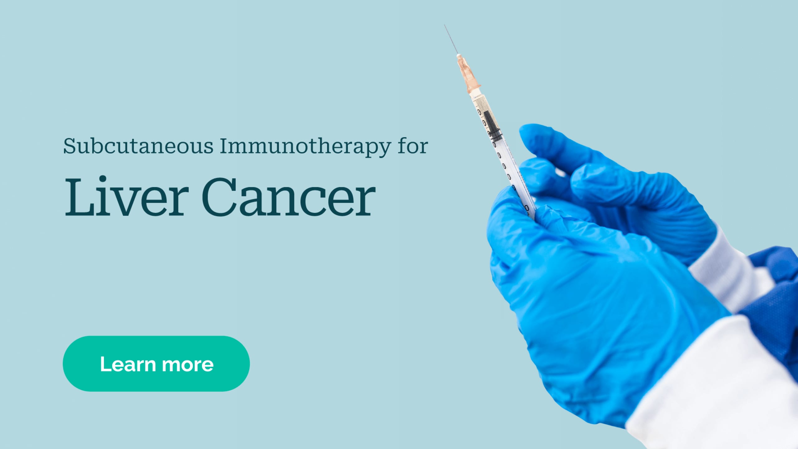 Treating liver cancer with subcutaneous immunotherapy