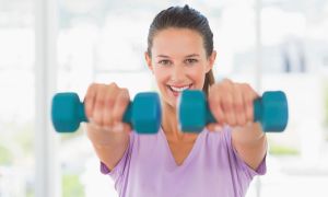 To build and maintain muscle, try less weight and more reps