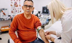 Why does myelofibrosis cause anemia?
