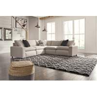 Savesto 5 Piece Sectional Ivory Reversible Savesto 5 Piece Sectional Dufresne Furniture and Appliances