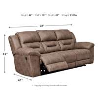 Stoneland Reclining Sofa Fossil Stoneland Reclining Sofa Ashley Canada
