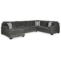 Ballinasloe 3 Piece Sectional - Smoke - Left Facing – Ballinasloe
