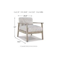Dallenville Accent Chair - Platinum Dallenville Accent Chair - Platinum