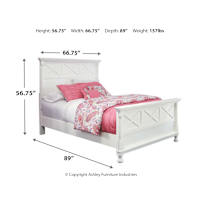 Kaslyn 3 Piece Queen Panel Bed Ashley Canada