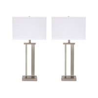 Aniela Table Lamp Pair - Silver Finish 8.50 Aniela Table Lamp Pair - Silver Finish 8.50