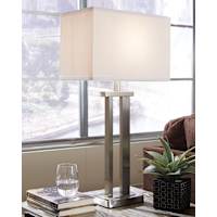 Aniela Table Lamp Pair - Silver Finish 8.50 Aniela Table Lamp Pair - Silver Finish 8.50