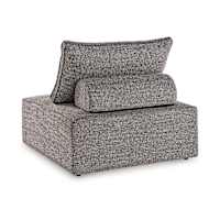 Bree Zee Outdoor Armless Chair with Cushion - Brown Bree Zee Outdoor Armless Chair with Cushion - Brown