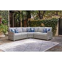 Naples Beach 2 Piece Outdoor Modular Seating Naples Beach 2 Piece Outdoor Modular Seating