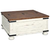 Turnbridge Wells Coffee Table - White/Brown Turnbridge Wells Coffee Table - White/Brown