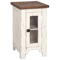 Turnbridge Wells End Table - White/Brown Turnbridge Wells End Table - White/Brown