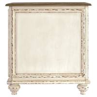 Meinertz End Table - White/Brown Meinertz End Table - White/Brown