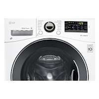 LG Front Load Washer WM3488HW WHITE Dufresne Furniture and Appliances