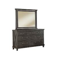Yosemite 6 Piece Full Panel Bedroom - Cafe Yosemite 6 Piece Full Panel Bedroom - Cafe
