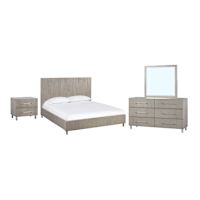 Argento 6 Piece Platform Bedroom Argento 6 Piece Platform Bedroom