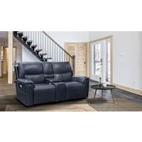 Edward Power Reclining Loveseat - Sorrento Ocean Edward Power Reclining Loveseat - Sorrento Ocean