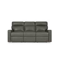 Fairbrook Power Reclining Sofa with Power Headrest - Tanner Seal Fairbrook Power Reclining Sofa with Power Headrest - Tanner Seal