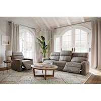 Fairbrook Power Reclining Sofa with Power Headrest - Tanner Seal Fairbrook Power Reclining Sofa with Power Headrest - Tanner Seal