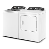 Whirlpool Top Load Pair (WTW5057LW-YWED5050LW) - White Whirlpool Top Load Pair (WTW5057LW-YWED5050LW) - White