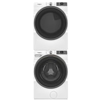 Whirlpool Front Load Pair (WFW5720RW-YWED5720RW) - White Whirlpool Front Load Pair (WFW5720RW-YWED5720RW) - White