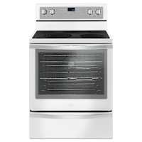 Whirlpool True Convection Range (YWFE745H0FH) - White Ice Whirlpool True Convection Range (YWFE745H0FH) - White Ice