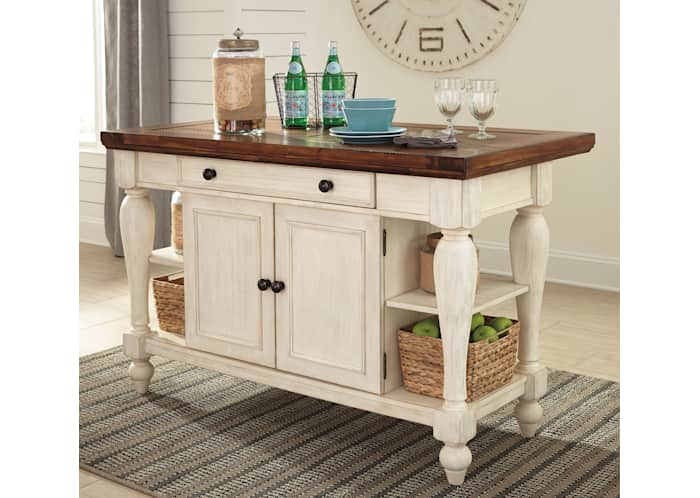 Marsilona Exclusive 3 Piece Kitchen Island Set Ashley Homestore Canada