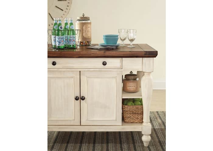 Marsilona Exclusive 3 Piece Kitchen Island Set Ashley Homestore Canada