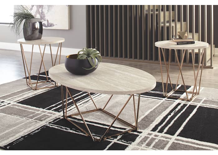 Tarica Occasional Table Set Set Of 3 Ashley Homestore Canada