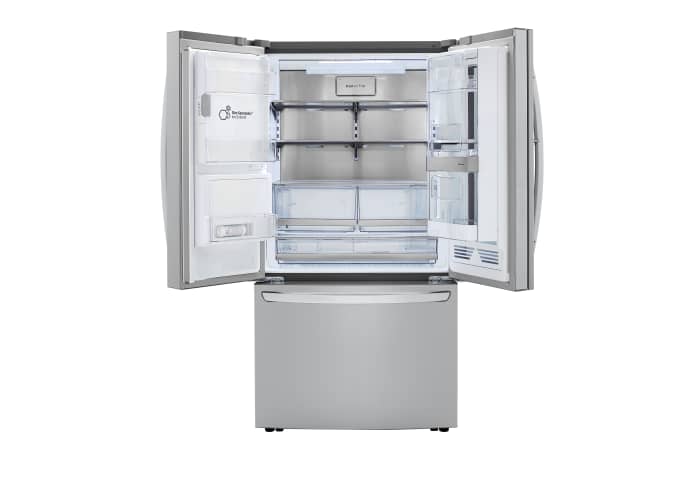 Lg Counter Depth Fridge Lrfvc2406s Stainless Steel Dufresne Furniture Appliances