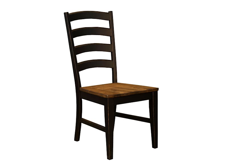 Stormy Ridge Ladderback Side Chair - Chicory/Slate Black - (STOBL255K) Stormy Ridge Ladderback Side Chair - Chicory/Slate Black - (STOBL255K)