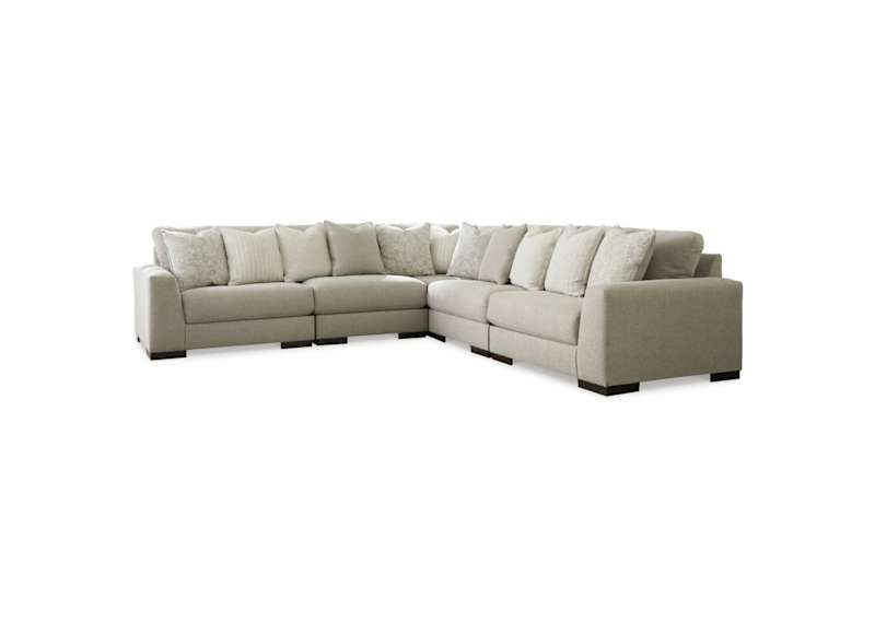 Lyndeboro-Exclusive 5 Piece Modular Sectional - Wicker