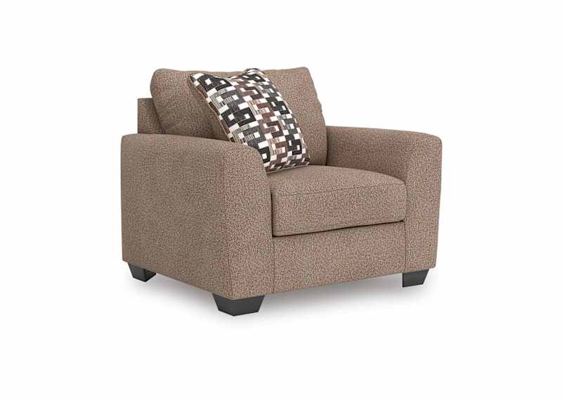 Triston-Peaks Oversized Chair Suede Continental Furniture