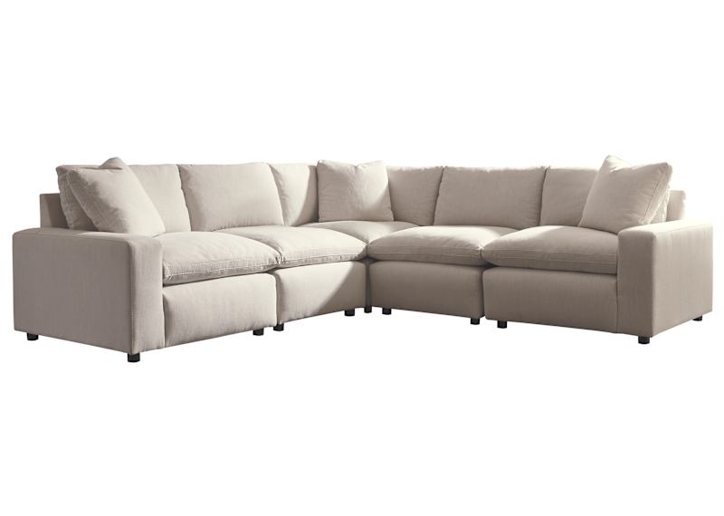 Savesto ivory sectional discount