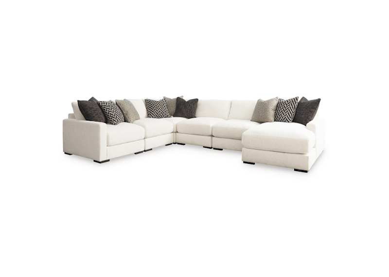 Elissa Court-Exclusive 6 Piece Modular Sectional with Chaise