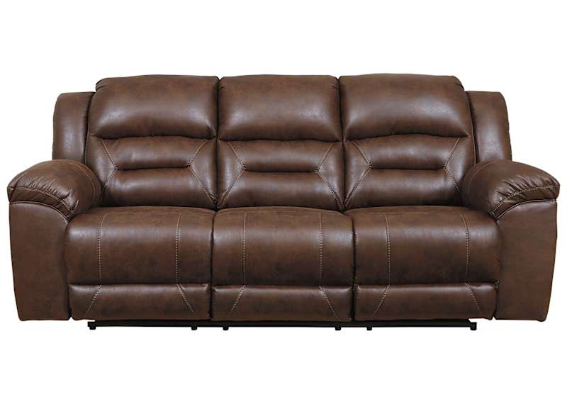 Stoneland Reclining Sofa with Power - Chocolate – Stoneland