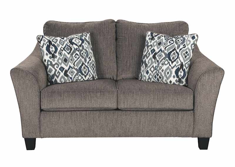 Nemoli Loveseat Slate Dufresne Furniture and Appliances