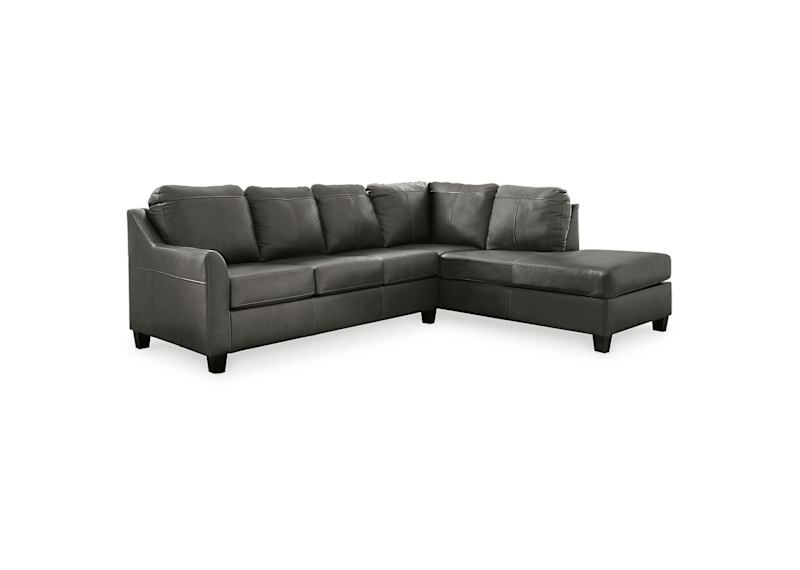 Valderno 2 Piece Sectional with Chaise - Fog Valderno 2 Piece Sectional with Chaise - Fog