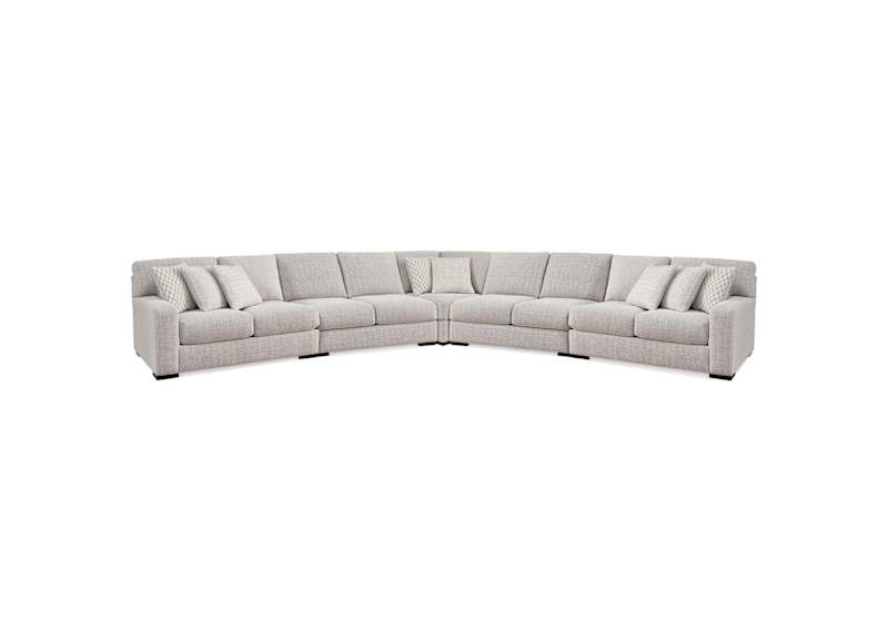 Larce-Exclusive 5 Piece Sectional - Stone - Symmetrical – Larce