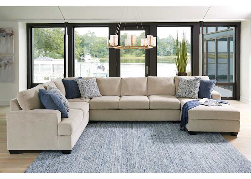 ✦SACLA✦ Enola-Exclusive 4 Piece Sectional - Sepia - Right Facing – Enola